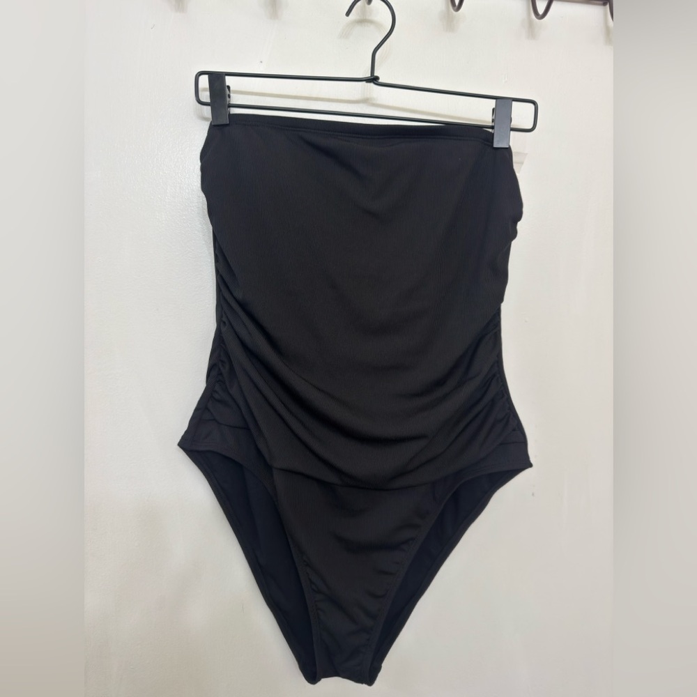 Shade & Shore Black One Piece Swimsuit